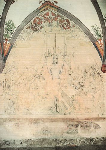 Franziskanerkloster Schwaz, Kreuzgang, Auferstehung Christi (1524)
