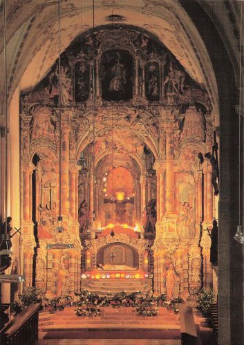 Franziskanerkloster Schwaz, Heiliges Grab v. Christoph Anton Mayr
