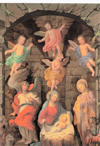 Franziskanerkloster Schwaz, Weihnachtskrippe von Georg Höttinger um 1735
