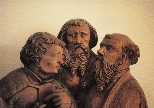 Franziskanerkloster Schwaz, Bonaventurakapelle, gotisches Relief um 1520
